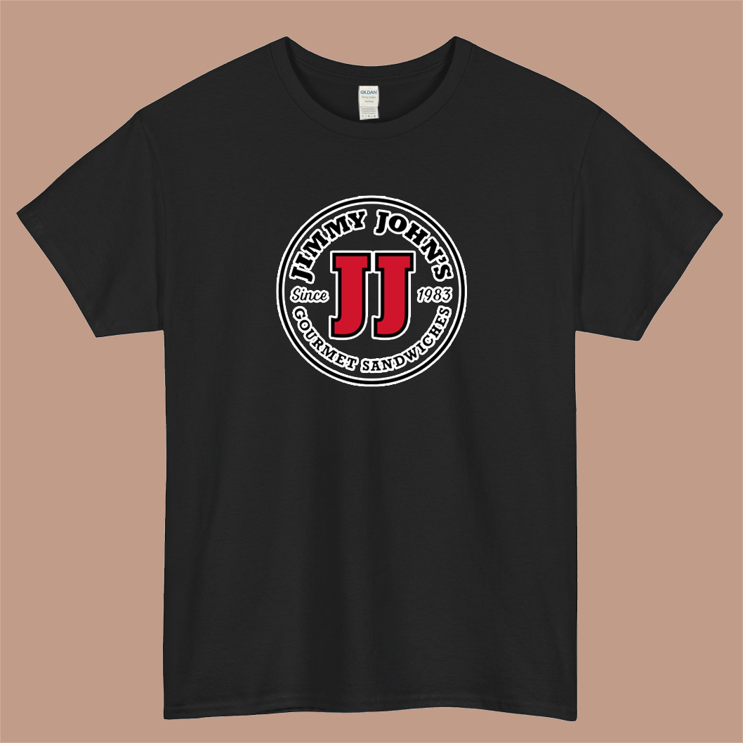 Jimmy Johns Sandwiches Logo Mens Unisex Short Sleeve T-Shirt Size S-3XL - P