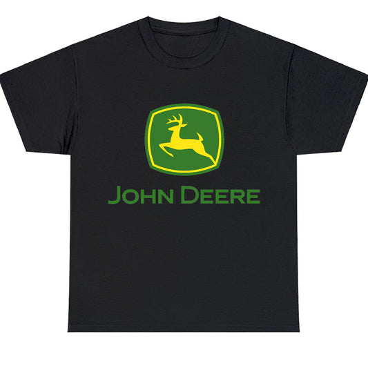 John Deere Logo Men's Unisex T Shirt Size S to 3XL