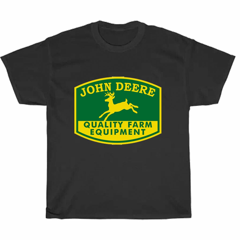 John Deere Quality Fram Equipment Logo Men's Unisex T Shirt Size S to 3XL