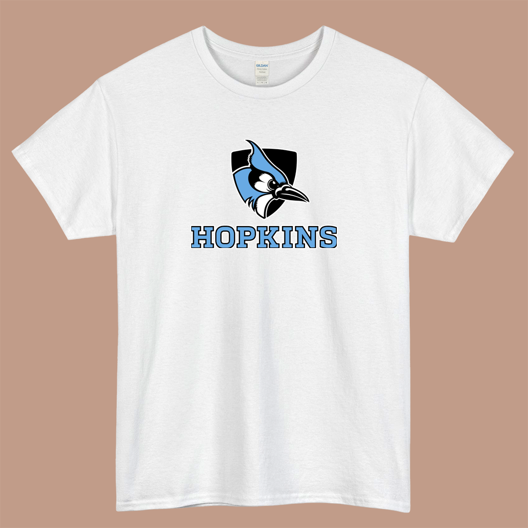Johns Hopkins Women's College NCAA Logo Mens Unisex Short Sleeve T-Shirt Size S-3XL - P