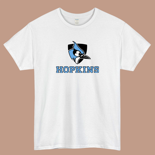 Johns Hopkins Women's College NCAA Logo Mens Unisex Short Sleeve T-Shirt Size S-3XL - P