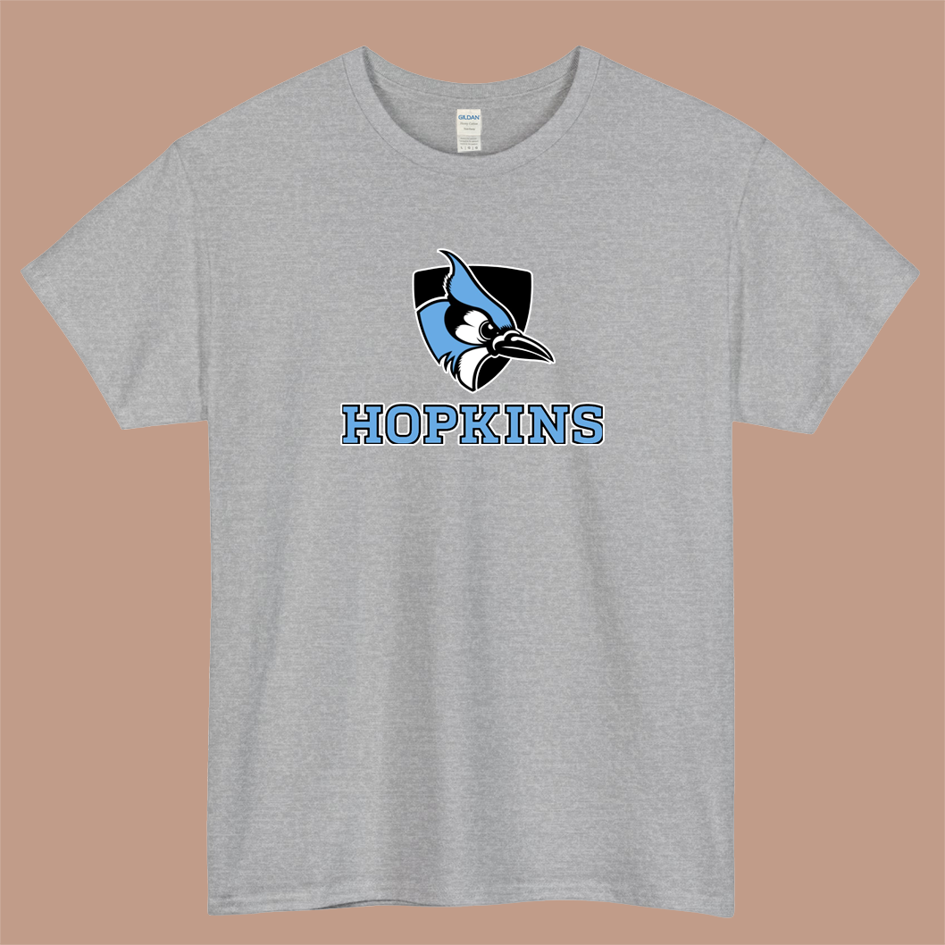 Johns Hopkins Women's College NCAA Logo Mens Unisex Short Sleeve T-Shirt Size S-3XL - P