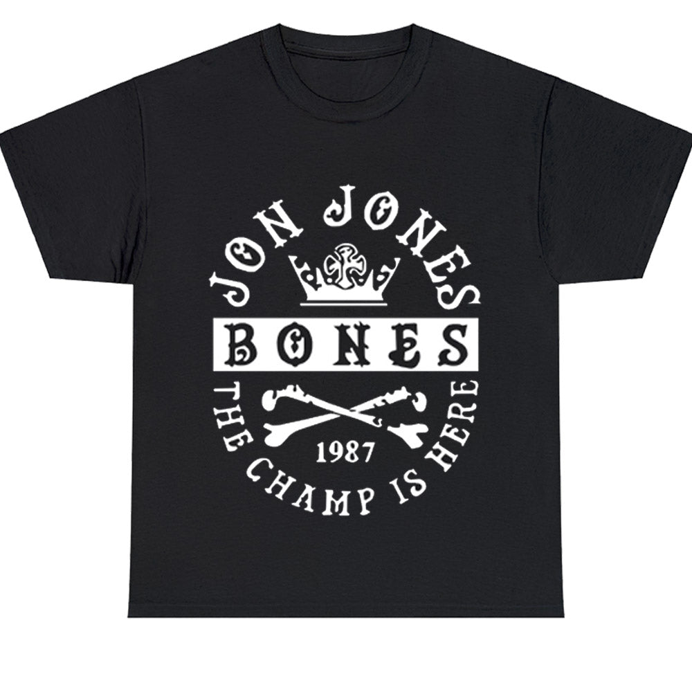 Jon Bones Jones MMA Fighter Logo Men's Unisex T Shirt Size S to 3XL