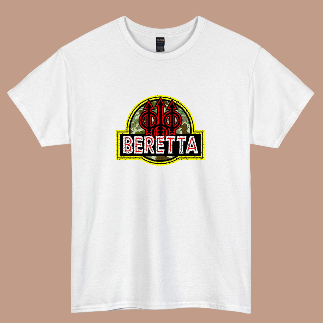 Jurassic Team Pietro Beretta LOGO short sleeve t shirt S-3XL -P