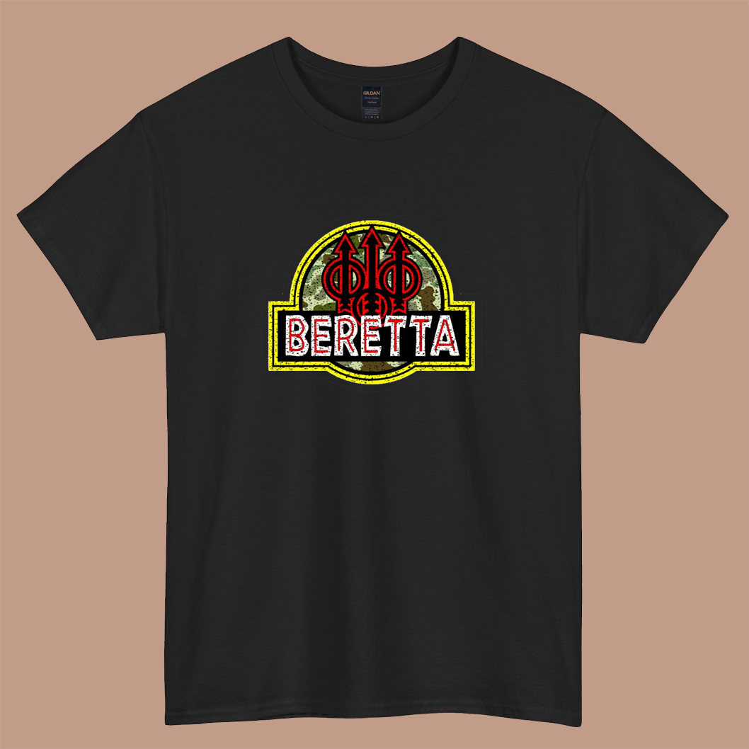 Jurassic Team Pietro Beretta LOGO short sleeve t shirt S-3XL -P