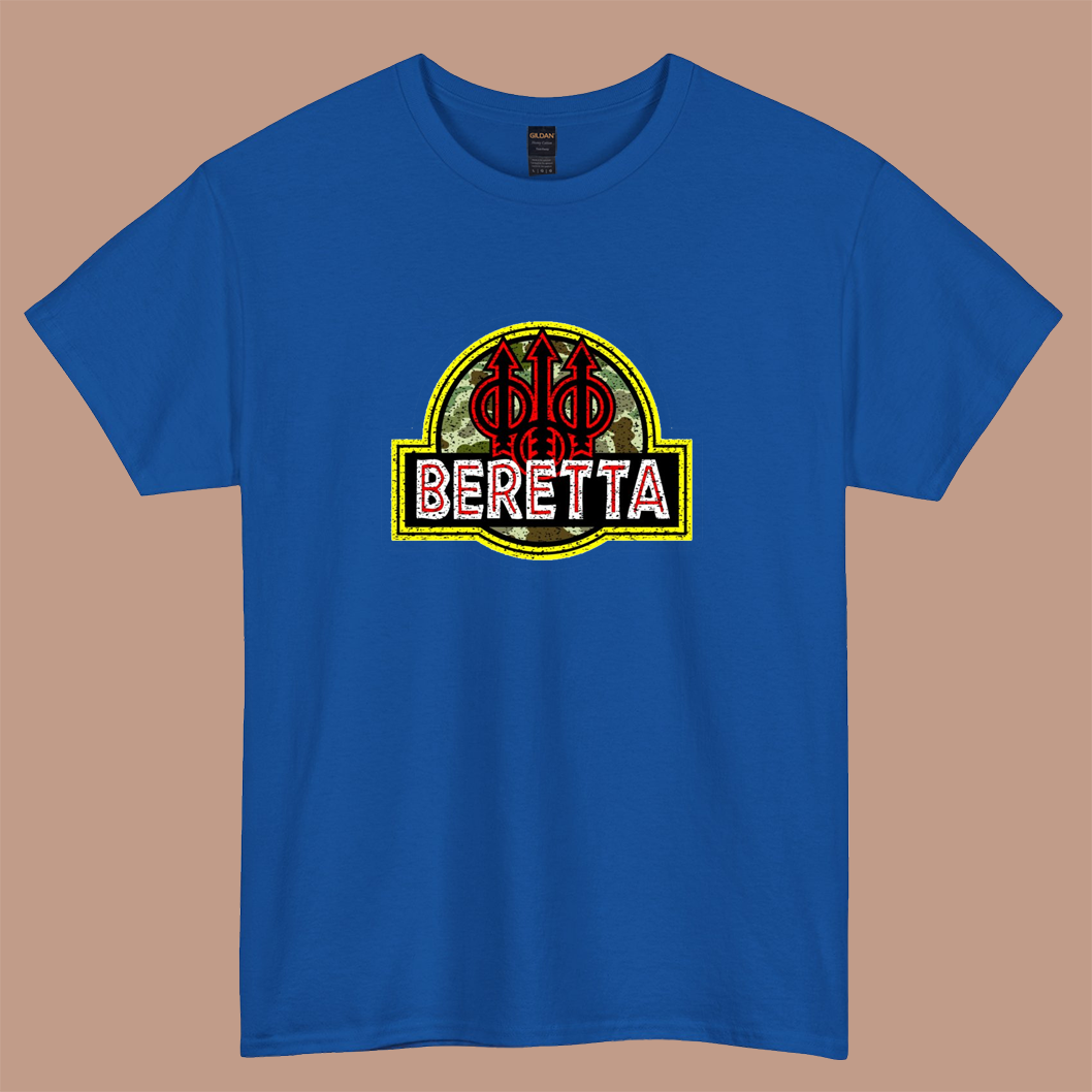 Jurassic Team Pietro Beretta LOGO short sleeve t shirt S-3XL -P