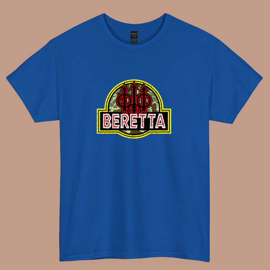 Jurassic Team Pietro Beretta LOGO short sleeve t shirt S-3XL -P