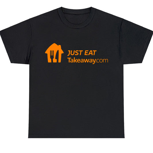 Just Eat Takeaway Logo Men's Unisex T Shirt Size S to 3XL