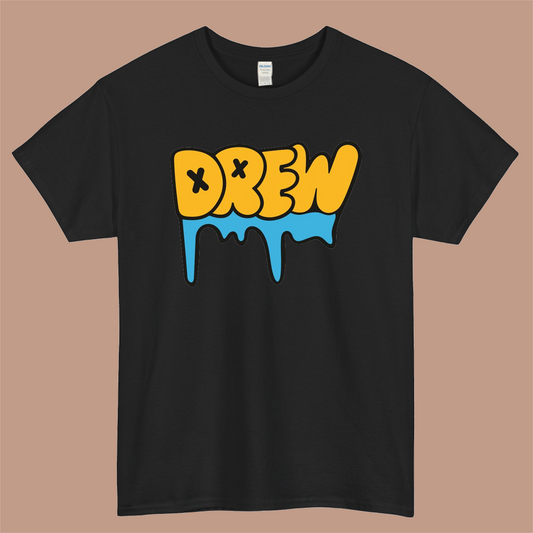 Justin Bieber Drew Logo Mens Unisex Short Sleeve Black T-Shirt Size S-3XL