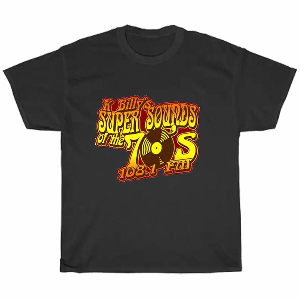 K-Billy's Super Sound Of The 70s Logo Men's Unisex T Shirt Size S to 3XL