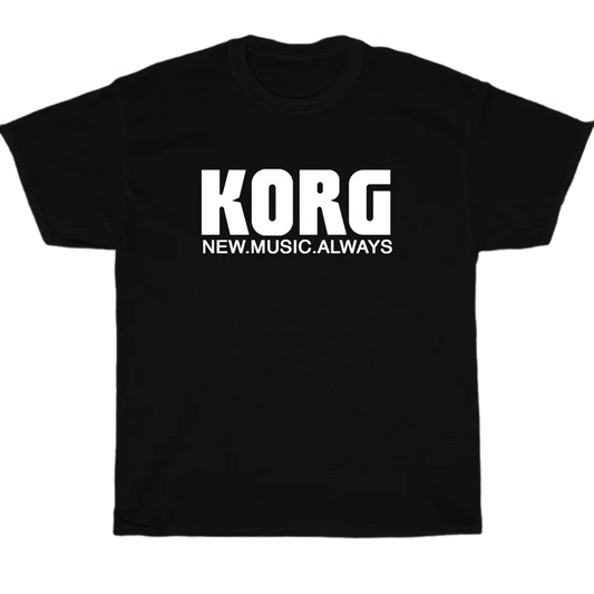 KORG Synthesizer Music Logo Men's Unisex T Shirt Size S to 3XL