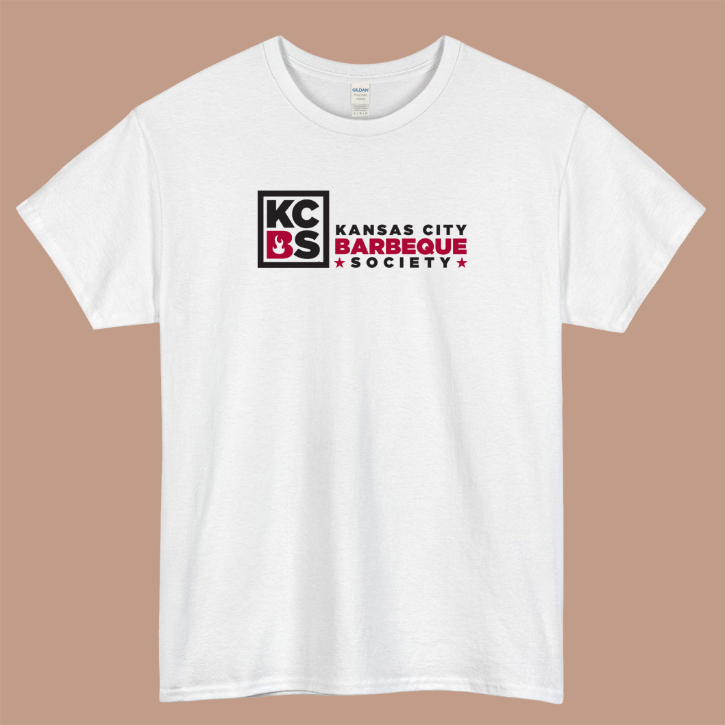 Kansas City Barbeque Society Logo Mens Unisex Short Sleeve T-Shirt Size S-3XL