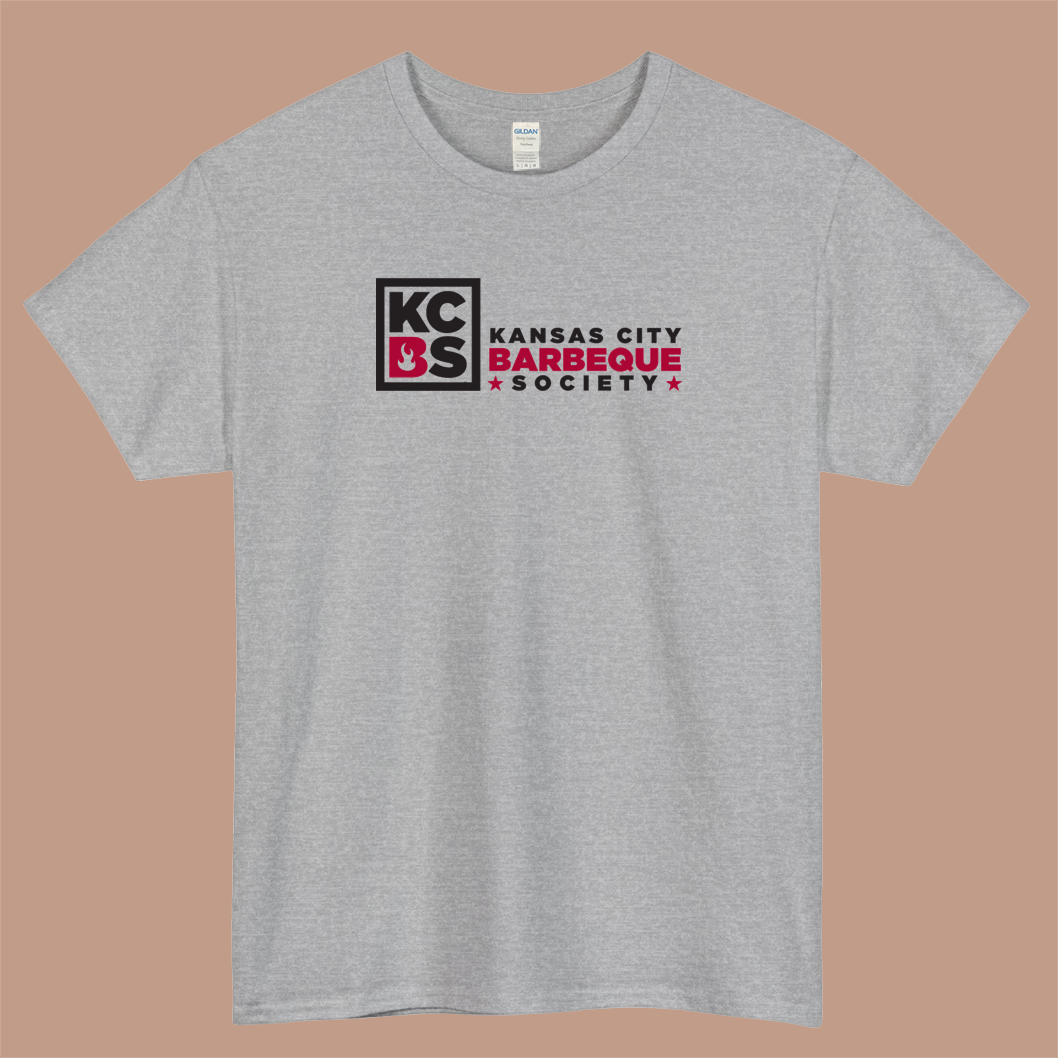 Kansas City Barbeque Society Logo Mens Unisex Short Sleeve T-Shirt Size S-3XL