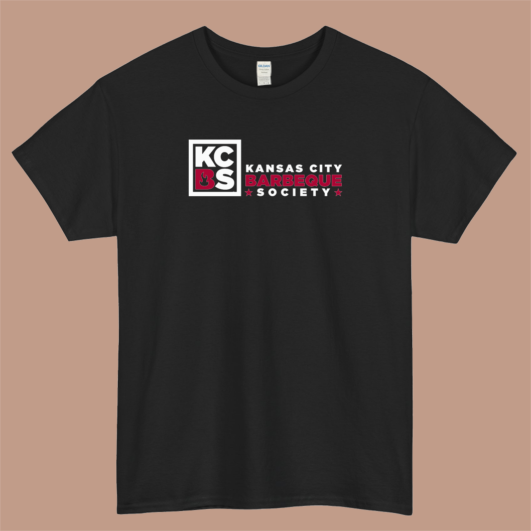 Kansas City Barbeque Society Logo Mens Unisex Short Sleeve T-Shirt Size S-3XL