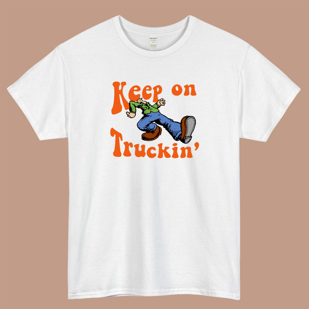Keep On Truckin Grotesque Monster Logo Mens Unisex Short Sleeve T-Shirt Size S-3XL - P