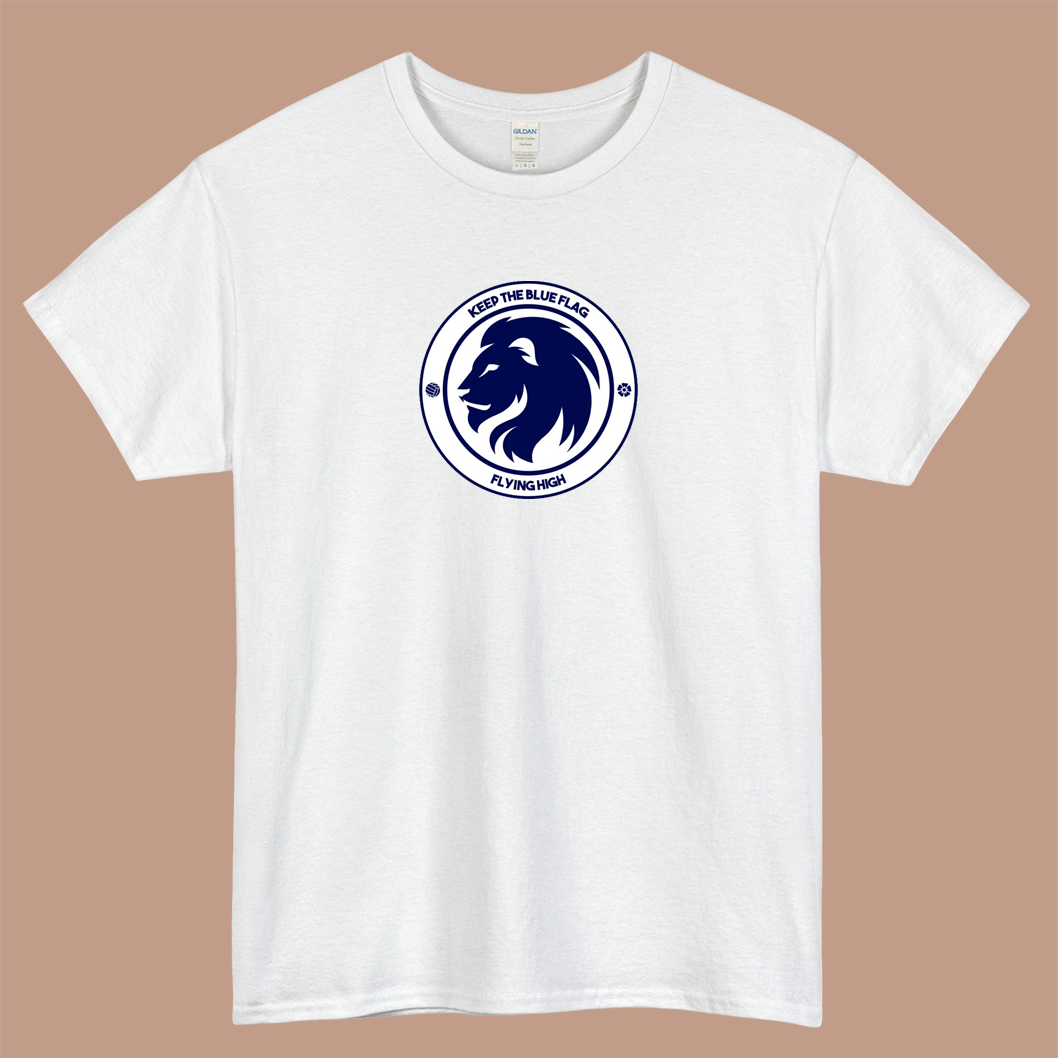 Keep the Blue Flag Flying High Left Crest Logo Mens Unisex Short Sleeve T-Shirt Size S-3XL - P