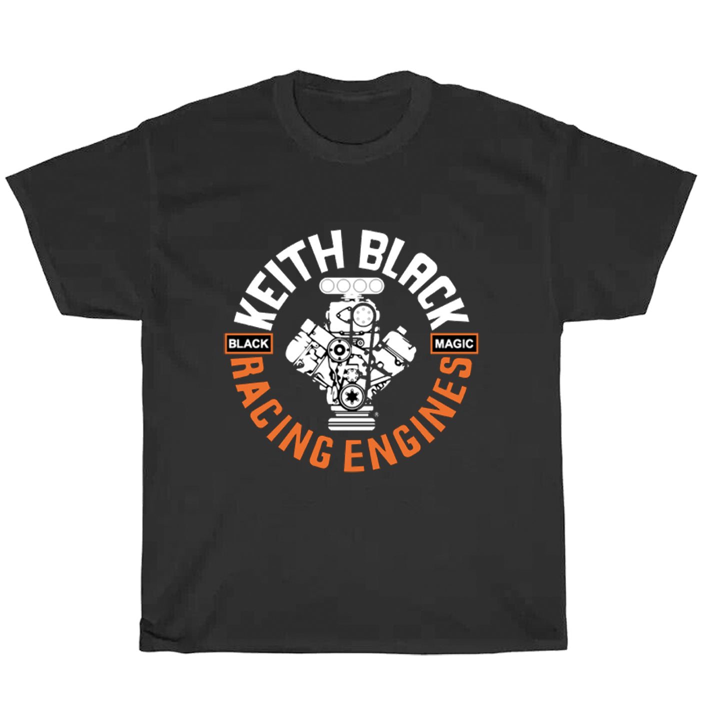 Keith Black Racing Engines Logo Men's Unisex T Shirt Size S to 3XL