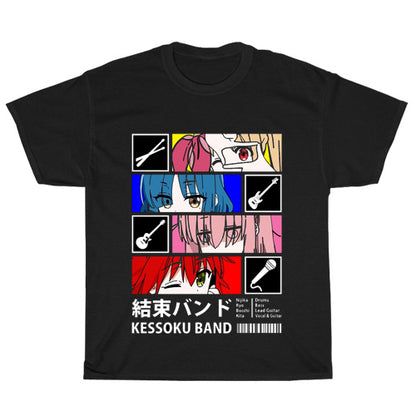 Kessoku Band (Bocchi the Rock!) Logo Men's Unisex T Shirt Size S to 3XL
