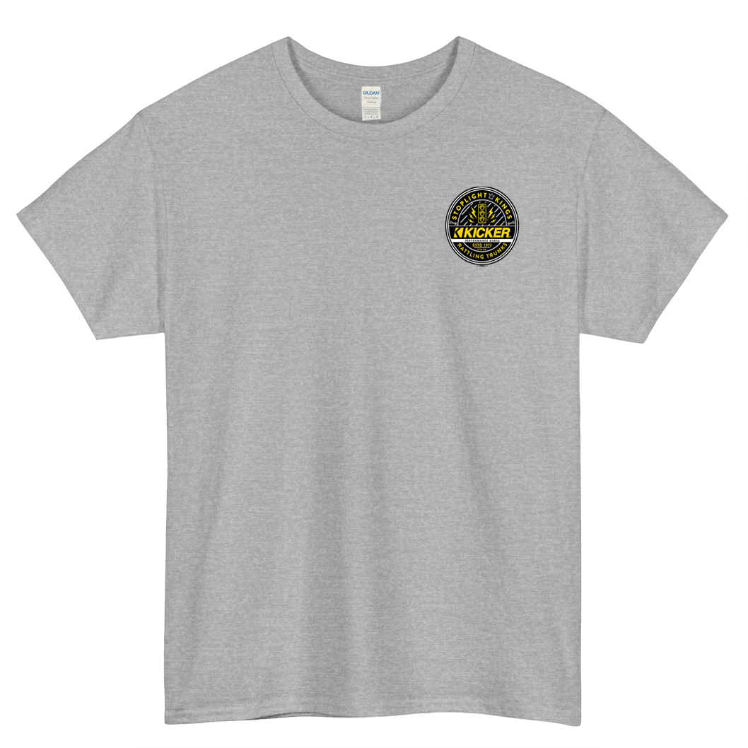 Kicker Livin Loud Audio logo SHORT SLEEVE T SHIRT -P