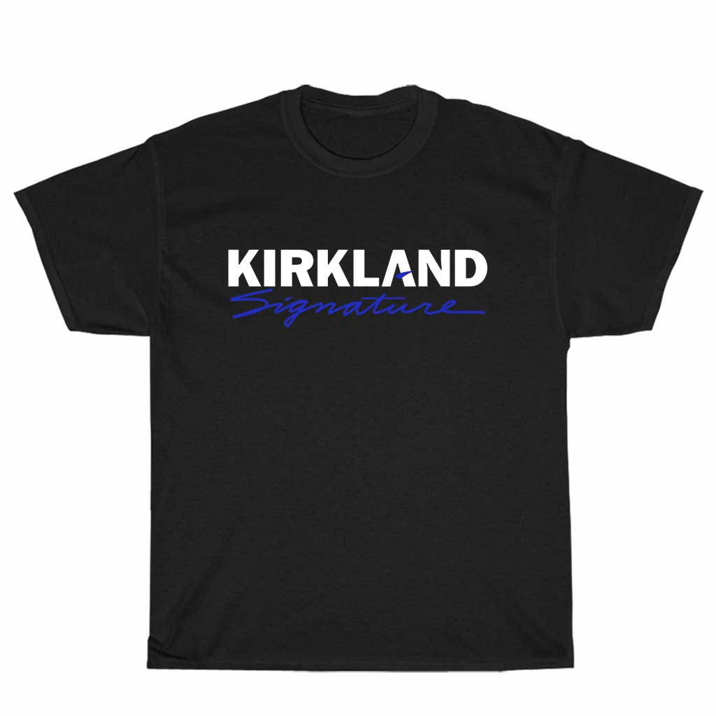 Kirkland Signature Logo Men's Unisex T Shirt Size S to 3XL
