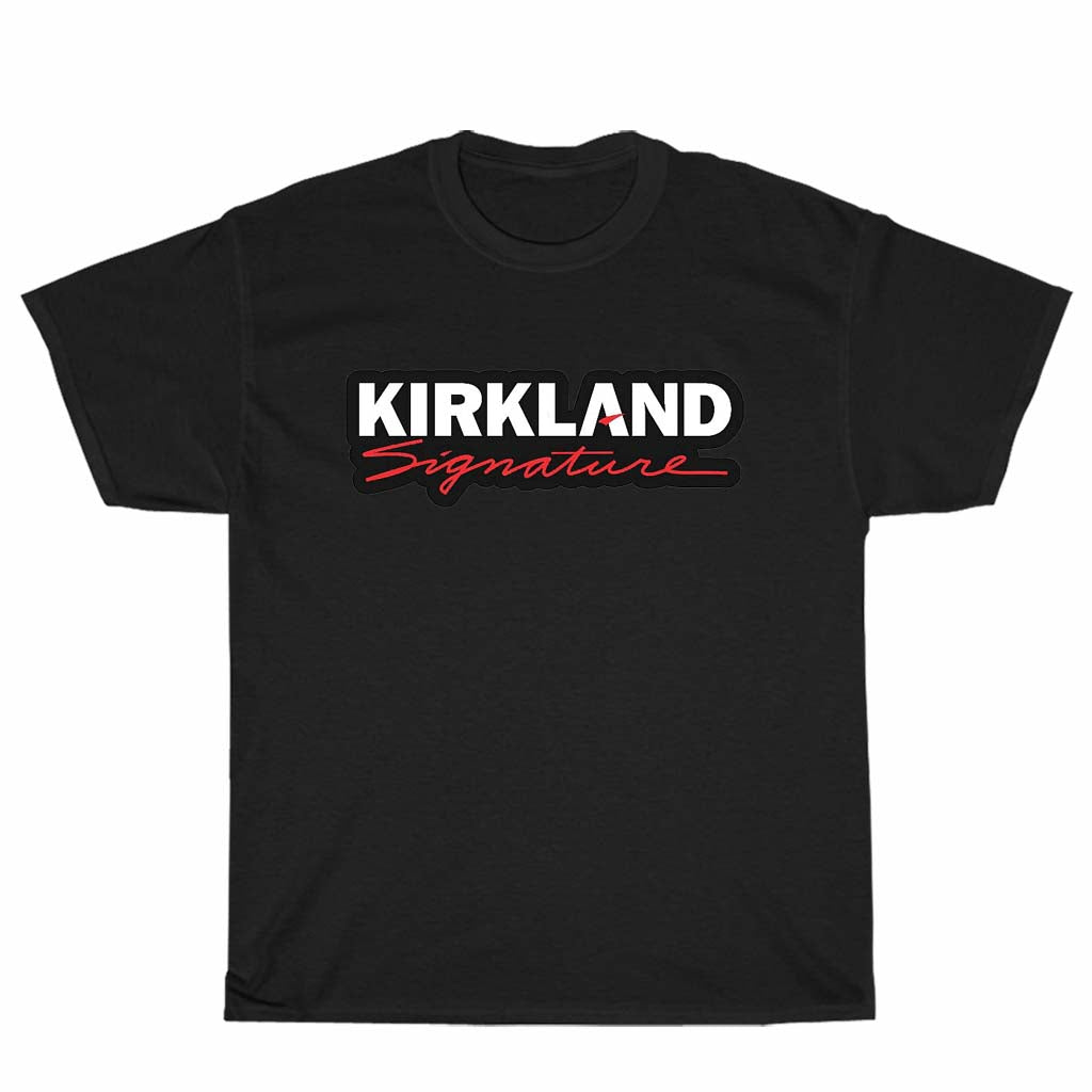 Kirkland Signature Men's Grey T-shirt Logo Unisex Men's T Shirt Size S to 3XL