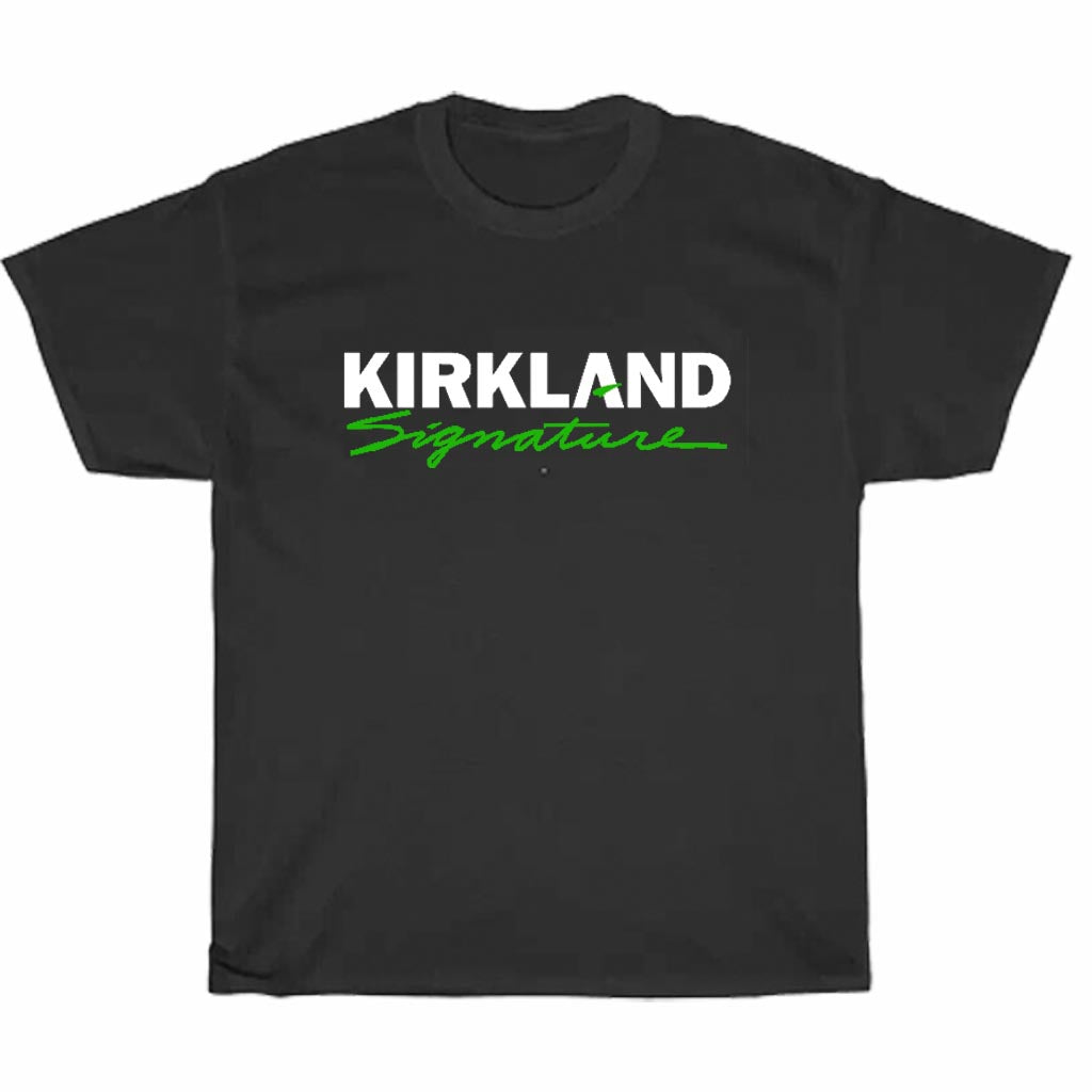 Kirkland Signature Logo Men's Unisex T Shirt Size S to 3XL