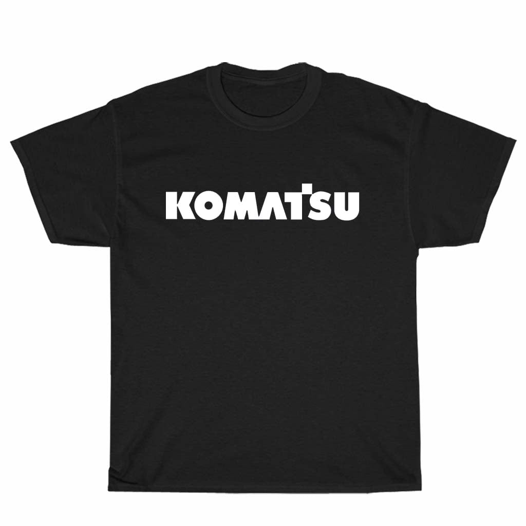 Komatsu Excavator Machine Logo Men's Unisex T Shirt Size S to 3XL