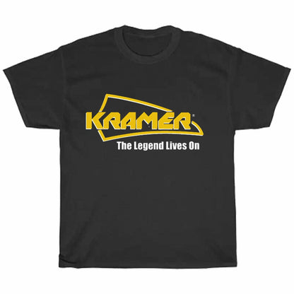 Kramer Guitars The Legend Lives On Logo Men's Unisex T Shirt Size S to 3XL