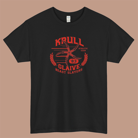 Krull Glaive Beast Slayers Athletic Logo Mens Unisex Short Sleeve T-Shirt Size S-3XL - P
