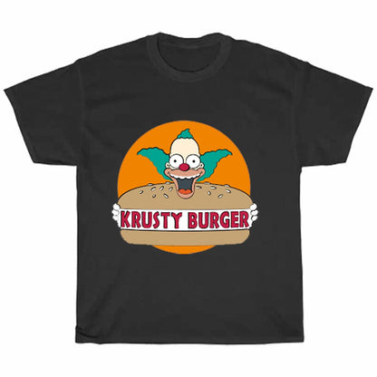 Krusty Burgers Restaurant Logo Men's Unisex T Shirt Size S to 3XL