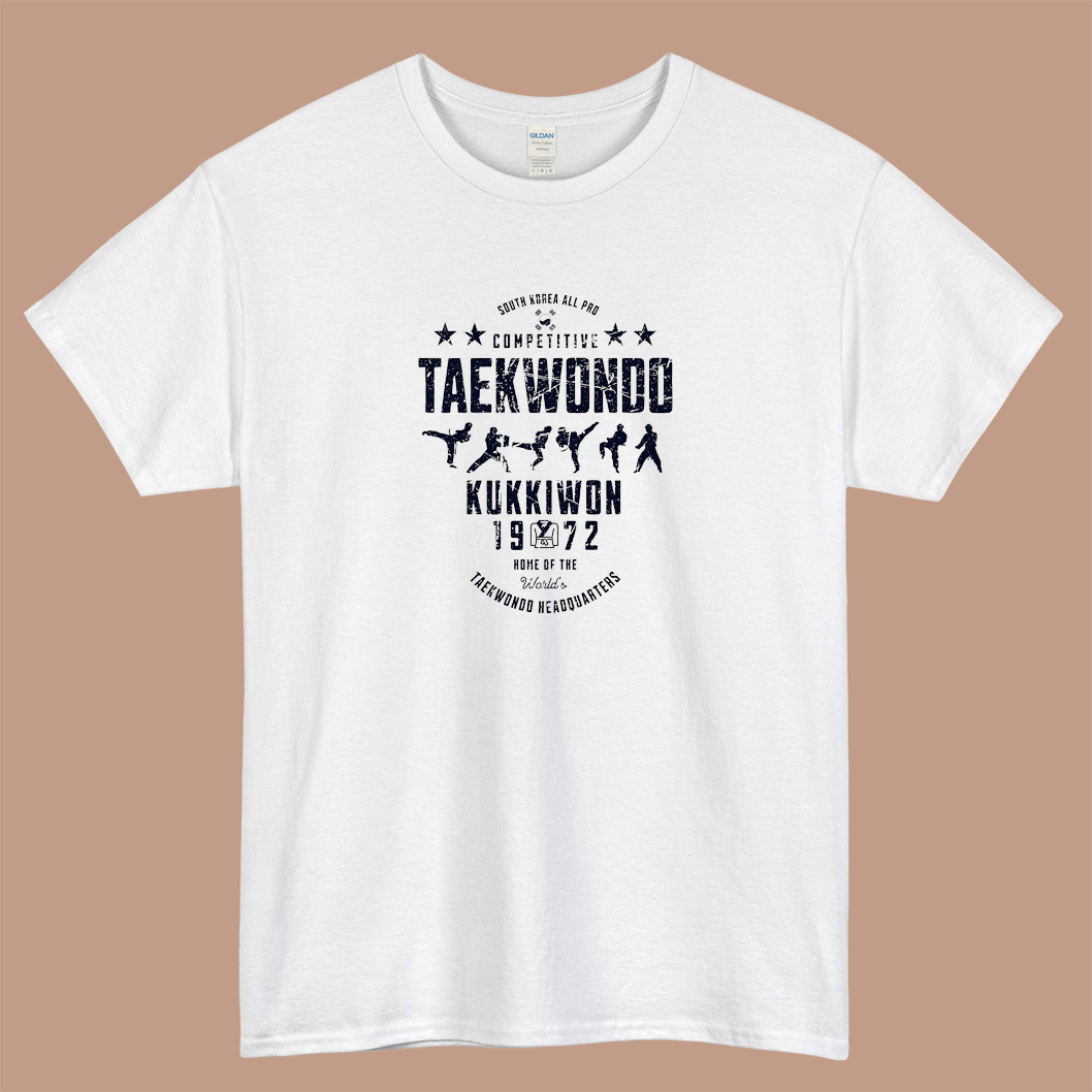 Kukkiwon Logo Mens Unisex Short Sleeve T-Shirt Size S-3XL - P