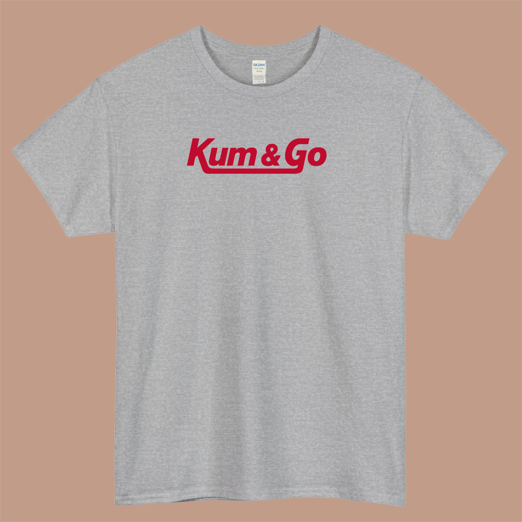 Kum & Go, 1293 8th St, West Des Moines Logo Mens Unisex Short Sleeve T-Shirt Size S-3XL - P