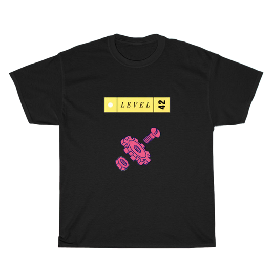 LEVEL 42 WORLD MACHINE LOGO Men's Unisex T Shirt Size S to 3XL