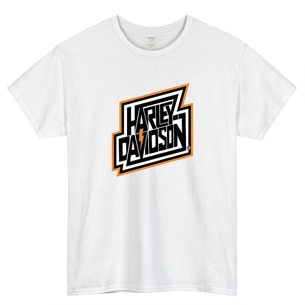 LIGHTING DECAL HARLEY DAVIDSON Logo Mens Unisex Short Sleeve T-Shirt Size S-3XL - P
