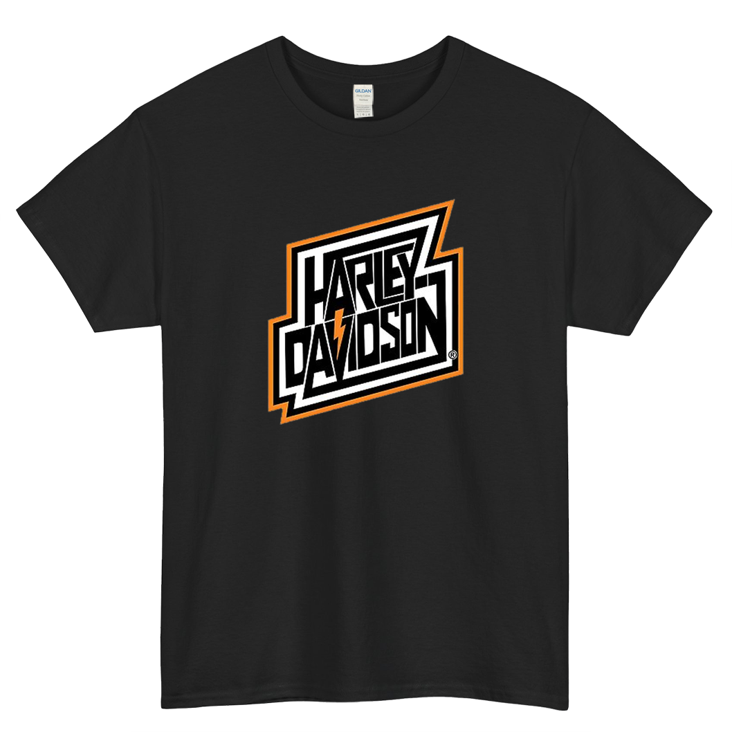 LIGHTING DECAL HARLEY DAVIDSON Logo Mens Unisex Short Sleeve T-Shirt Size S-3XL - P