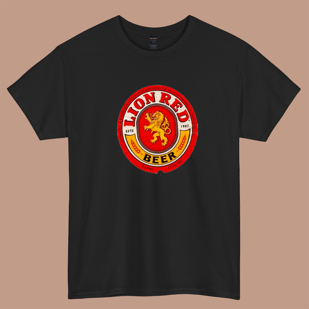 LION BEER LOGO SHORT SLEEVE T SHIRT S-3XL-P