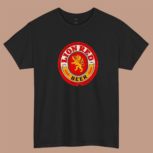 LION BEER LOGO SHORT SLEEVE T SHIRT S-3XL-P