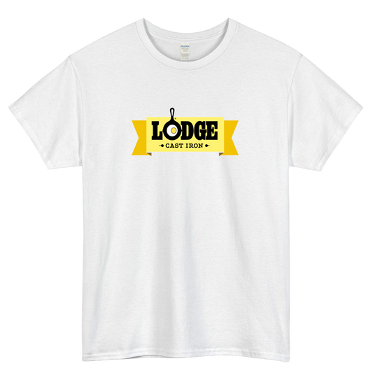LODGE CAST IRON COOKING LOGO SHORT SLEEVE T SHIRT -P