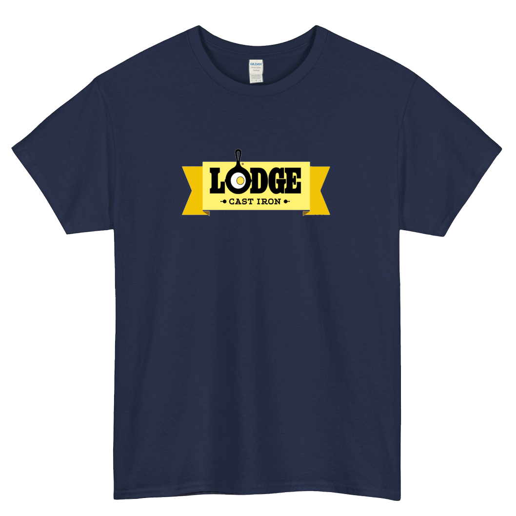 LODGE CAST IRON COOKING LOGO SHORT SLEEVE T SHIRT -P