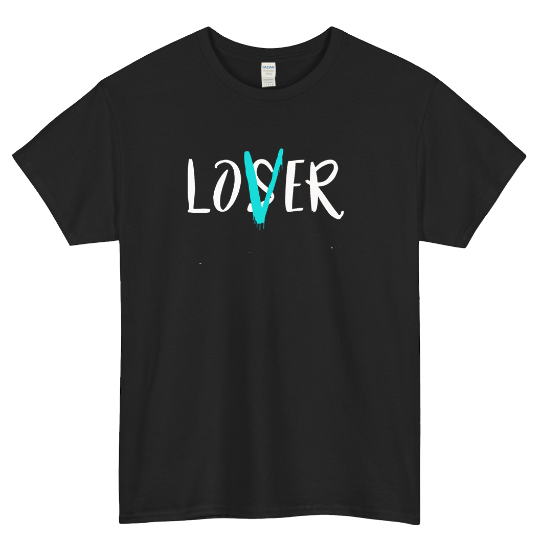 LOVER LOSER LOGO 1 short SLEEVE T SHIRT -P