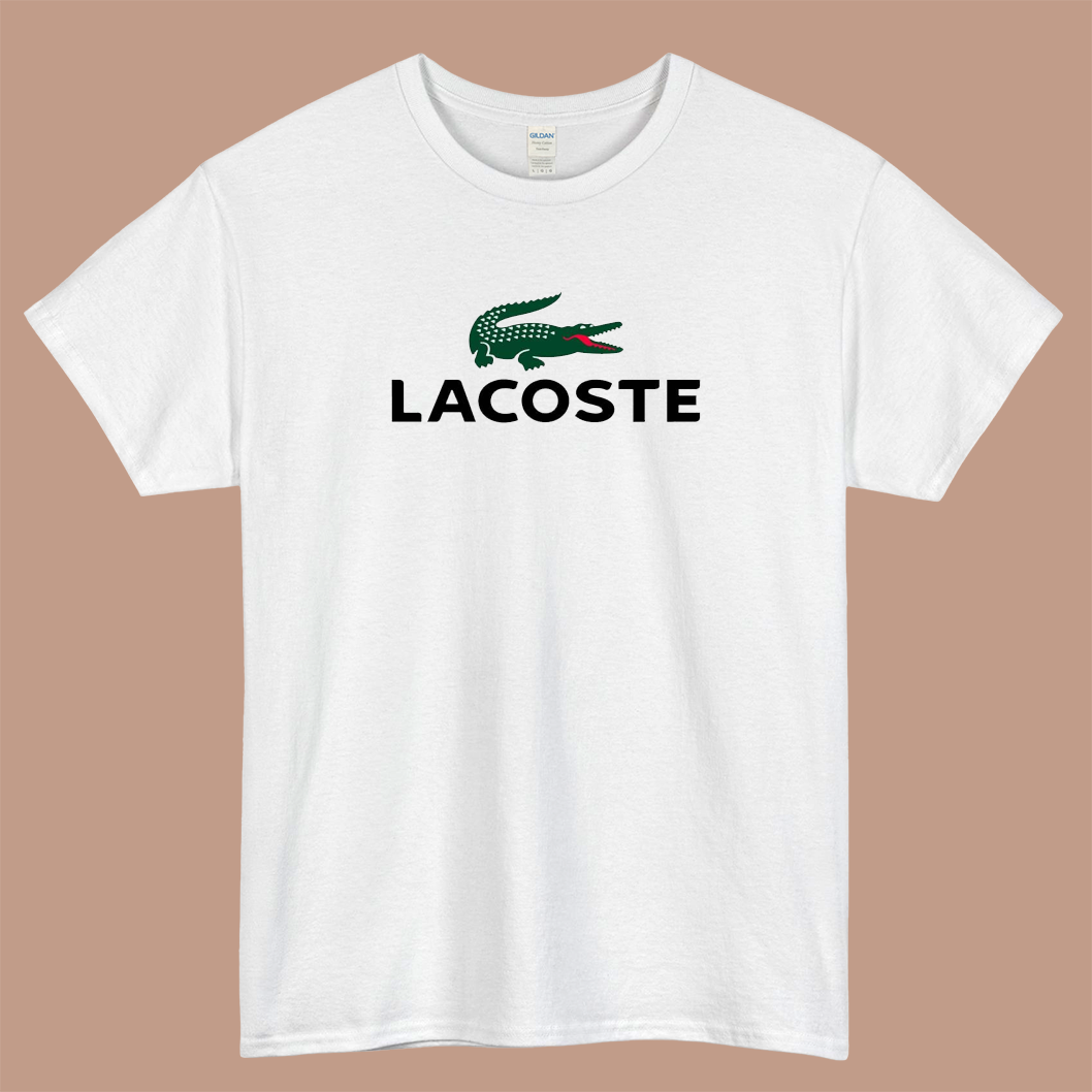Lacoste Logo Mens Unisex Short Sleeve T-Shirt Size S-3XL