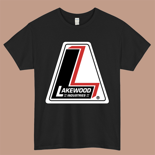 Lakewood Industries Logo Mens Unisex Short Sleeve Black T-Shirt Size S-3XL