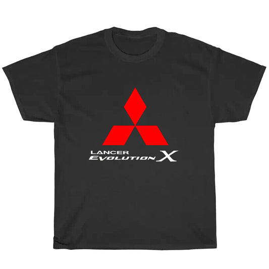 Lancer Evo X Evolution Racing Logo Men's Unisex T Shirt Size S to 3XL