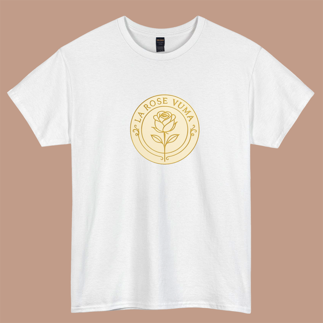 La rose vuma LOGO short sleeve t shirt S-3XL -P