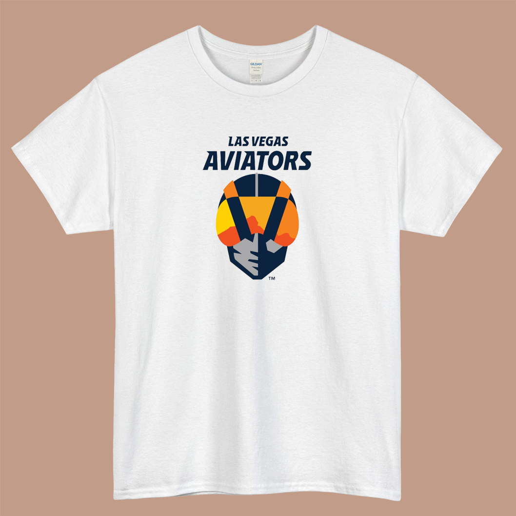 Las Vegas Aviators Logo Mens Unisex Short Sleeve T-Shirt Size S-3XL - P