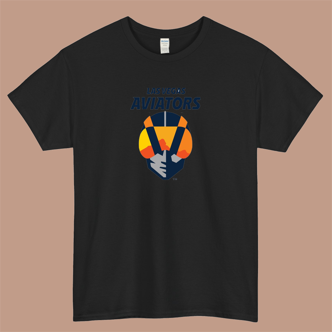 Las Vegas Aviators Logo Mens Unisex Short Sleeve T-Shirt Size S-3XL - P