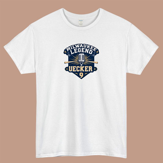Legendary Bob Uecker – Milwaukee’s Pride Logo Mens Unisex Short Sleeve T-Shirt Size S-3XL - P