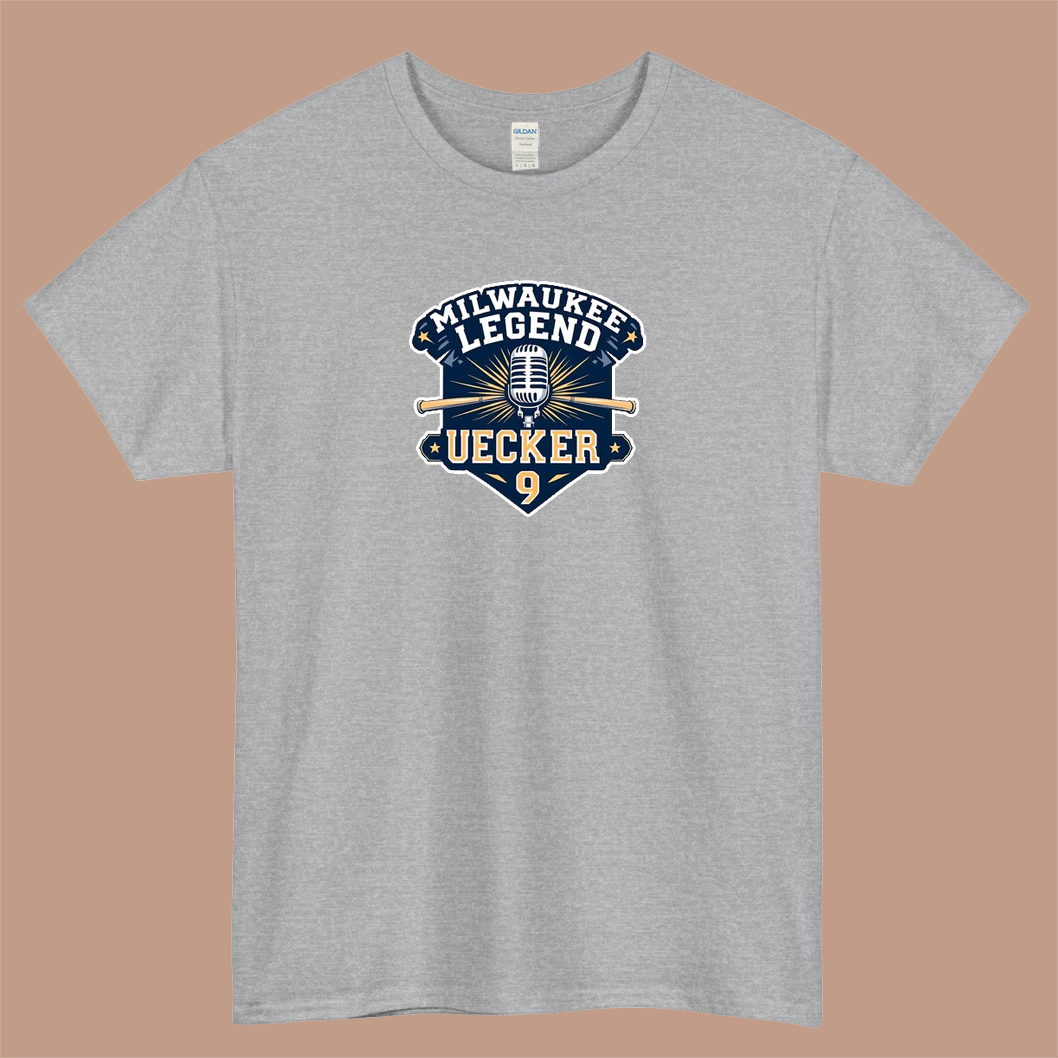Legendary Bob Uecker – Milwaukee’s Pride Logo Mens Unisex Short Sleeve T-Shirt Size S-3XL - P