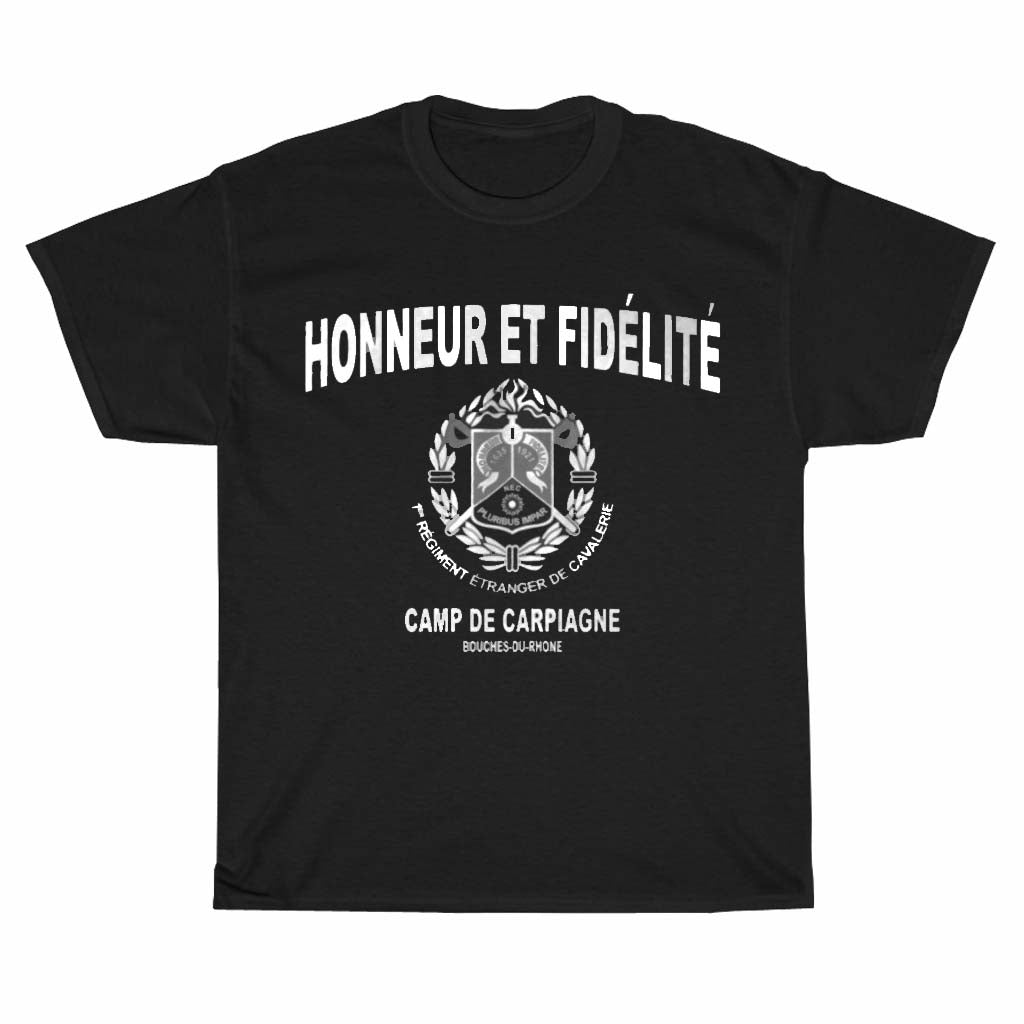 Legion Etrangere French Foreign Army Motto logo Men's Unisex T Shirt Size S to 3XL