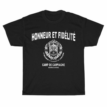 Legion Etrangere French Foreign Army Motto logo Men's Unisex T Shirt Size S to 3XL